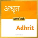 Adhrit baby name