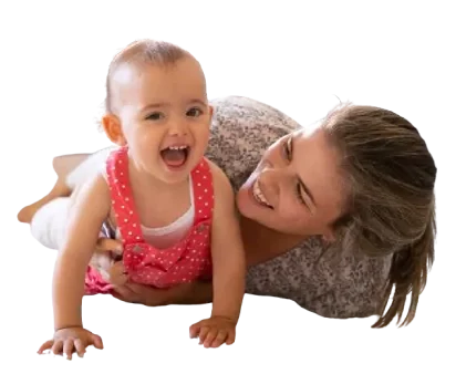 baby and mom