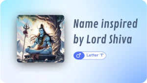 Traditional Yet Modern: Lord Shiva Baby Boy Names Starting with T