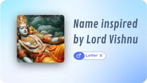 baby boy Name inspired by Lord Vishnu