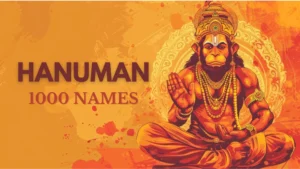 1000 Names of Lord Hanuman for Baby Boy