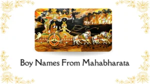 Names of Baby Boy from Mahabharata with Meaning